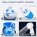 Hydrava™ Rechargeable Portable Shower