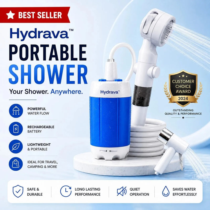 Hydrava™ Rechargeable Portable Shower
